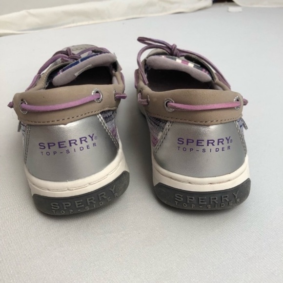 Sperry Angelfish gray and purple sequin boat shoes 5.5 - Picture 5 of 6